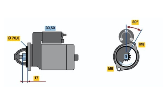 Démarreur 2215 Bosch, Image 2