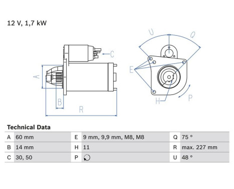 Démarreur 2305 Bosch