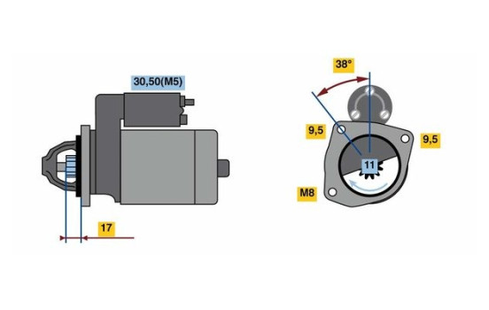 Démarreur 2358 Bosch, Image 2