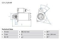 Démarreur 2388 Bosch