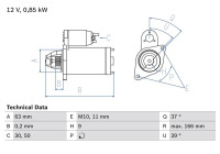 Démarreur 2419 Bosch