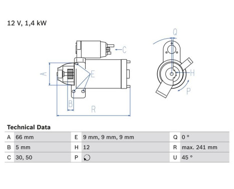 Démarreur 2498 Bosch