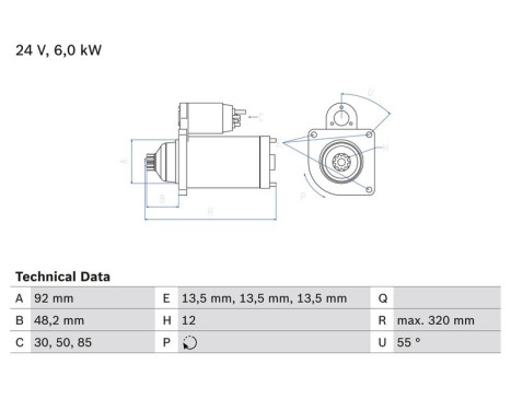 Démarreur 2590 Bosch