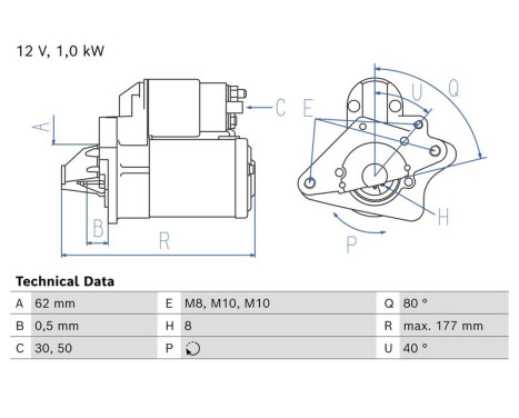 Démarreur 2809 Bosch