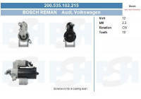 Démarreur Audi 2.2KW 200.535.102.215 Bosch