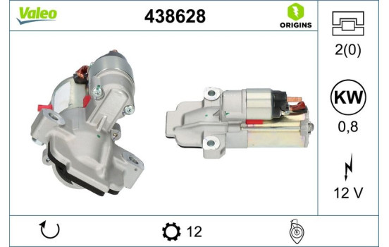 Démarreur / Démarreur 438628 Valeo, Image 4