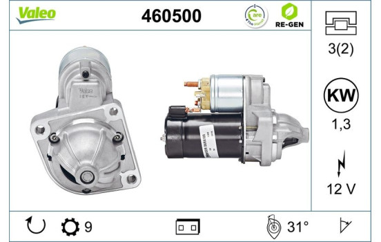 Démarreur / Démarreur 460500 Valeo, Image 2