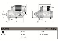 Démarreur / Démarreur DSN3090 Denso