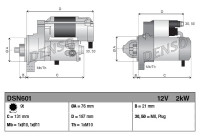 Démarreur DSN601 Denso