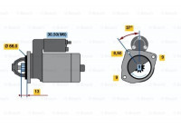 Démarreur DW(R)12V1,1kW Bosch