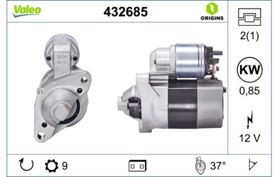 Démarreur NEW ORIGINAL PART 432685 Valeo, Image 4