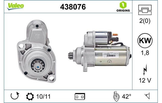 Démarreur NEW ORIGINAL PART 438076 Valeo, Image 4