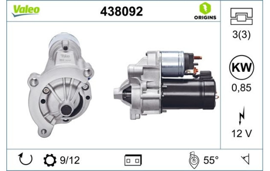 Démarreur NEW ORIGINAL PART 438092 Valeo, Image 2