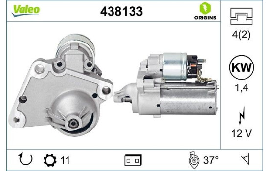 Démarreur NEW ORIGINAL PART 438133 Valeo, Image 4