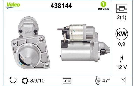 Démarreur NEW ORIGINAL PART 438144 Valeo, Image 4