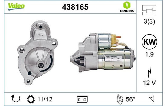 Démarreur NEW ORIGINAL PART 438165 Valeo, Image 4