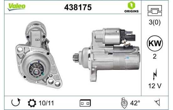 Démarreur NEW ORIGINAL PART 438175 Valeo, Image 4