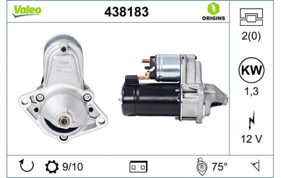 Démarreur NEW ORIGINAL PART 438183 Valeo, Image 4