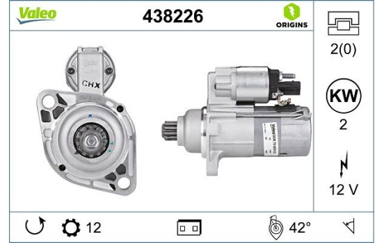 Démarreur NEW ORIGINAL PART 438226 Valeo, Image 4