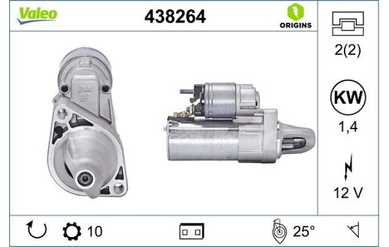 Démarreur NEW ORIGINAL PART 438264 Valeo, Image 4