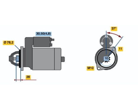 Démarreur R78-M4512V(R) Bosch