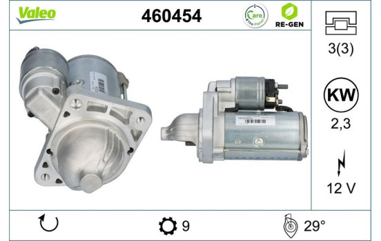 DÉMARREUR RE-GEN IVECO 460454 Valeo, Image 2
