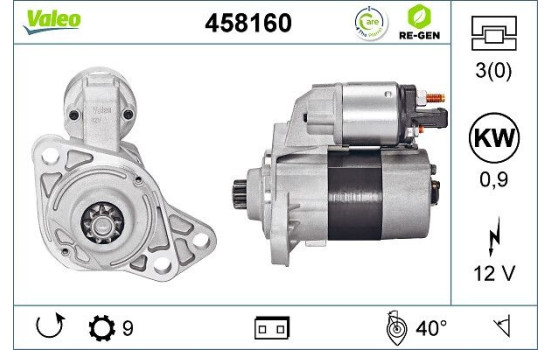 Démarreur REMANUFACTURED PREMIUM 458160 Valeo, Image 5