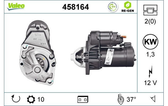 Démarreur REMANUFACTURED PREMIUM 458164 Valeo, Image 2