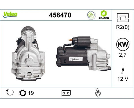 Démarreur REMANUFACTURED PREMIUM 458470 Valeo, Image 5