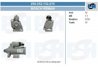 Démarreur Volkswagen 1.5 kw 200.552.132.215 Bosch
