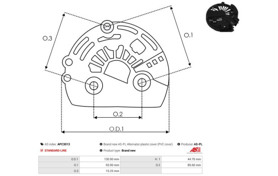 Capot de protection, alternateur/dynamo, Image 2