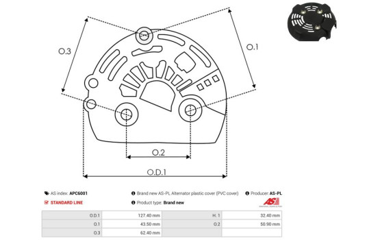 Capot de protection, alternateur/dynamo, Image 2