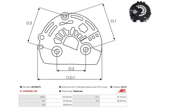 Capot de protection, alternateur/dynamo, Image 2