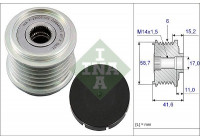 Poulie roue libre, alternateur 535 0031 10 Ina
