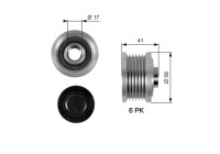 Poulie roue libre, alternateur DriveAlign® OAP7052 Gates
