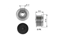 Poulie roue libre, alternateur DriveAlign® OAP7063 Gates