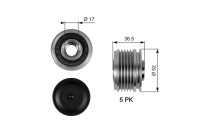 Poulie roue libre, alternateur DriveAlign® OAP7064 Gates