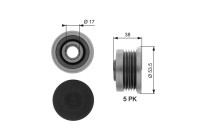 Poulie roue libre, alternateur DriveAlign® OAP7082 Gates