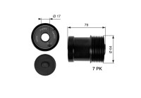 Poulie roue libre, alternateur DriveAlign® OAP7104 Gates