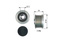 Poulie roue libre, alternateur DriveAlign® OAP7189 Gates