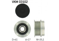 Poulie roue libre, alternateur VKM 03102 SKF