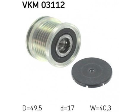 Poulie roue libre, alternateur VKM 03112 SKF