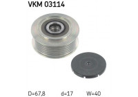 Poulie roue libre, alternateur VKM 03114 SKF