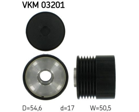 Poulie roue libre, alternateur VKM 03201 SKF