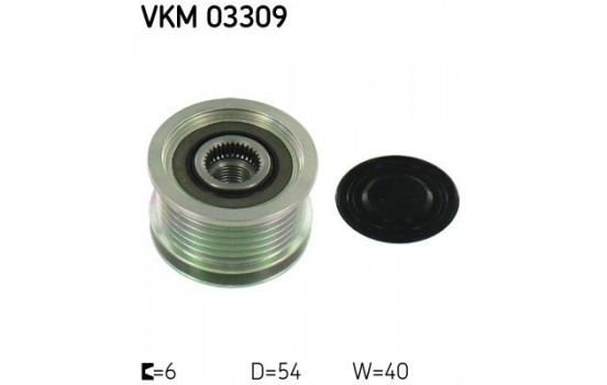 Poulie roue libre, alternateur VKM 03309 SKF