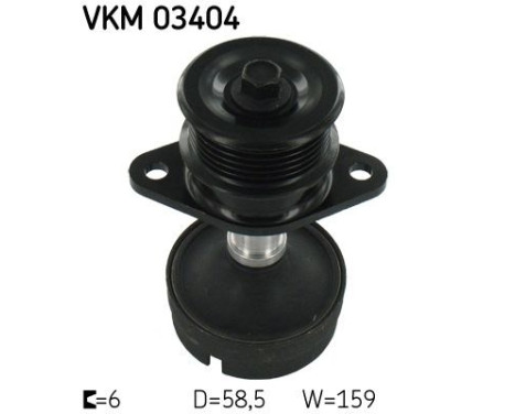 Poulie roue libre, alternateur VKM 03404 SKF