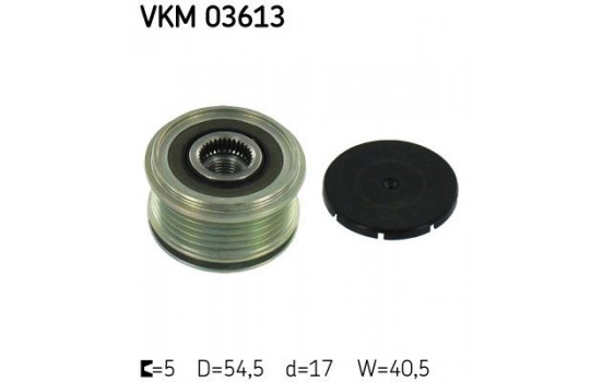 Poulie roue libre, alternateur VKM 03613 SKF