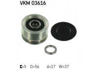 Poulie roue libre, alternateur VKM 03616 SKF