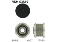 Poulie roue libre, alternateur VKM 03819 SKF