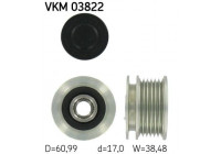 Poulie roue libre, alternateur VKM 03822 SKF